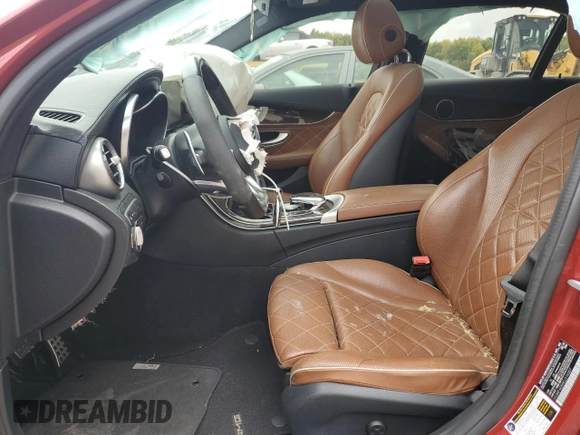 2019 Mercedes-Benz C 43 AMG with VIN 55SWF6EB4KU314307, listed as a Copart auction lot 73287564 with Not provided miles and Salvage title. Bid and sale history available at DreamBid. Image 7.