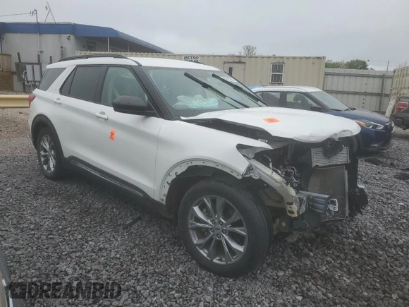 2023 Ford Explorer XLT z VIN 1FMSK7DHXPGA98298, wystawiony jako Copart lot #52018335 z przebiegiem 41 960 mil mil oraz Szkoda całkowita • Salvage title. Historia ofert i sprzedaży dostępna na DreamBid. Obrazek 4.