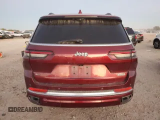 2021 Jeep Grand Cherokee Overland with VIN 1C4RJJDG3M8203800, listed as a Copart auction lot 84751324 with Not provided miles and Clean title. Bid and sale history available at DreamBid. Image 6.