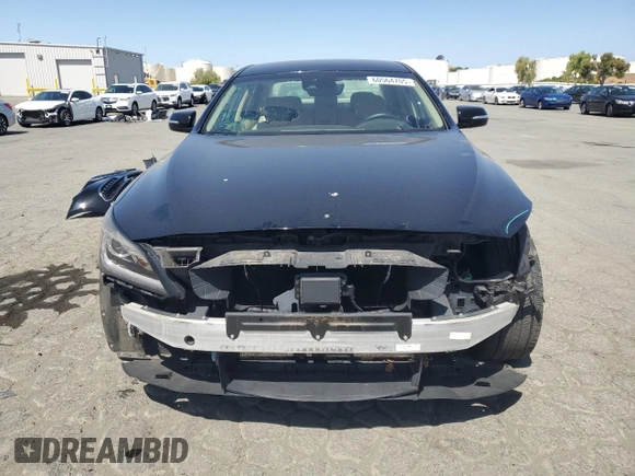 2018 Genesis G80 3.8L with VIN KMHGN4JE5JU227112, listed as a Copart auction lot 60564705 with 83,577 mi miles and Salvage title. Bid and sale history available at DreamBid. Image 5.