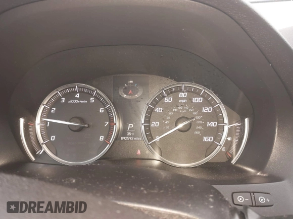 2014 Acura MDX Tech Pkg with VIN 5FRYD4H44EB048825, listed as a IAAI auction lot 41547038 with 92,592 mi miles. Bid and sale history available at carsss.com. Image 7.