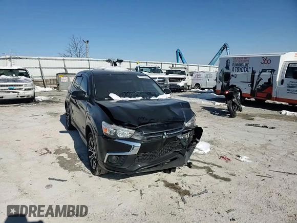 2018 Mitsubishi Outlander Sport ES 2.0 with VIN JA4AR3AU5JU018477, listed as a Copart auction lot 42092445 with 161,442 mi miles and Salvage Title. Bid and sale history available at carsss.com. Image 12.