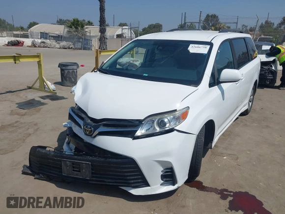 2020 Toyota Sienna LE Auto Access Seat with VIN 5TDKZ3DC7LS050500, listed as a IAAI auction lot 42606758 with 74,099 mi miles and . Bid and sale history available at DreamBid. Image 17.