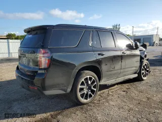 2023 Chevrolet Tahoe RST with VIN 1GNSCRKDXPR483465, listed as a Copart auction lot 77744604 with 11,078 mi miles and Salvage Title. Bid and sale history available at carsss.com. Image 3.