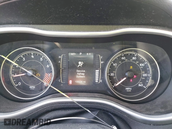 2014 Jeep Cherokee Latitude with VIN 1C4PJMCSXEW125737, listed as a IAAI auction lot 41863778 with 120,226 mi miles. Bid and sale history available at carsss.com. Image 15.