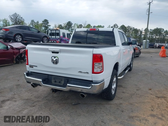 2022 Ram 1500 Big Horn with VIN 1C6SRFFT6NN468531, listed as a IAAI auction lot 42027128 with 115,966 mi miles. Bid and sale history available at carsss.com. Image 4.