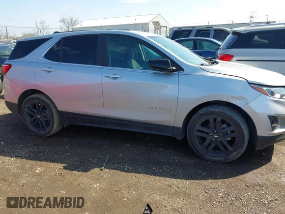 2021 Chevrolet Equinox LT with VIN 3GNAXKEV6ML361068, listed as a IAAI auction lot 41832995 with 48,268 mi miles and . Bid and sale history available at DreamBid. Image 13.