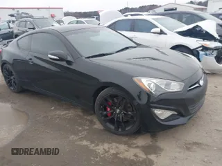 2015 Hyundai Genesis Coupe R-Spec with VIN KMHHU6KJ2FU125398, listed as a IAAI auction lot 41617351 with 114,894 mi miles and . Bid and sale history available at DreamBid. Image 1.