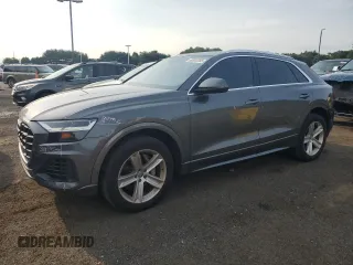 2019 Audi Q8 Premium with VIN WA1AVAF10KD020279, listed as a Copart auction lot 63042205 with 102,032 mi miles and Salvage title. Bid and sale history available at DreamBid. Image 1.