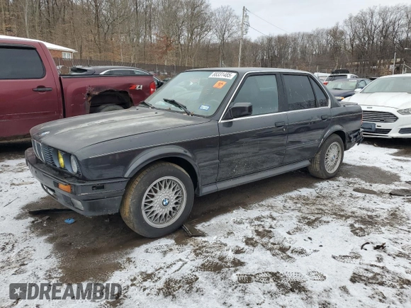 1989 BMW 3 Series z VIN WBAAE0302KED52374, wystawiony jako Copart lot #88331485 z przebiegiem Nie podano mil oraz Szkoda całkowita • Salvage title. Historia ofert i sprzedaży dostępna na DreamBid. Obrazek 1.