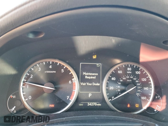 2021 Lexus NX with VIN JTJDARDZ8M2263887, listed as a Copart auction lot 49430365 with 34,270 mi miles and Salvage Title. Bid and sale history available at carsss.com. Image 9.