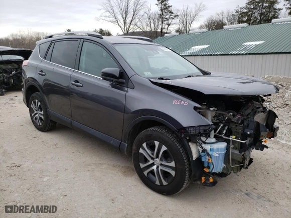 2018 Toyota RAV4 LE with VIN 2T3BFREV0JW697182, listed as a Copart auction lot 46685735 with 63,666 mi miles and Salvage Title. Bid and sale history available at carsss.com. Image 4.
