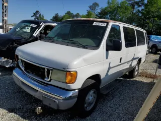 2003 Ford Econoline Passenger XL with VIN 1FBSS31L13HB53459, listed as a Copart auction lot 88707495 with 301,363 mi miles and Salvage title. Bid and sale history available at DreamBid. Image 1.