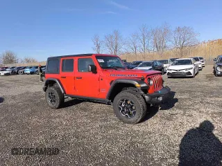 2023 Jeep Wrangler Rubicon with VIN 1C4JJXR69PW695846, listed as a Copart auction lot 57472885 with 17,239 mi miles and Clean title. Bid and sale history available at DreamBid. Image 3.