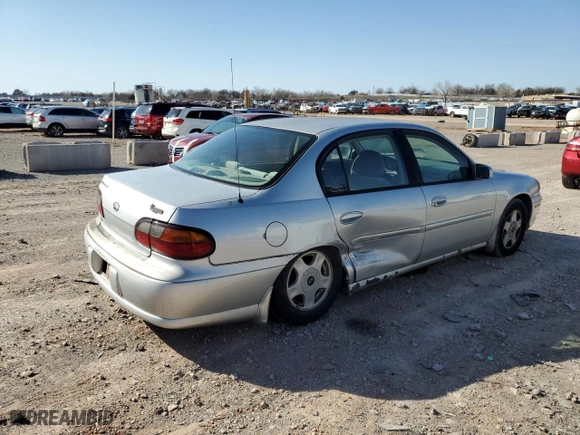 2001 Chevrolet Malibu LS with VIN 1G1NE52J016167556, listed as a Copart auction lot 48814325 with 186,935 mi miles and Salvage Title. Bid and sale history available at carsss.com. Image 3.