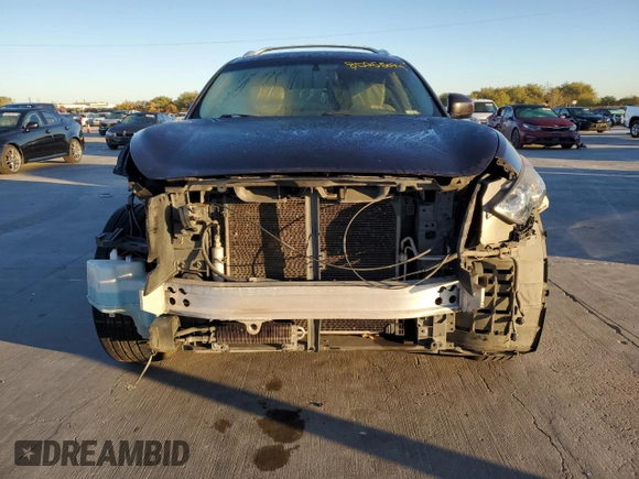 2013 Infiniti FX z VIN JN8CS1MU3DM140055, wystawiony jako Copart lot #80255094 z przebiegiem 153 575 mil mil oraz Szkoda całkowita • Salvage title. Historia ofert i sprzedaży dostępna na DreamBid. Obrazek 5.