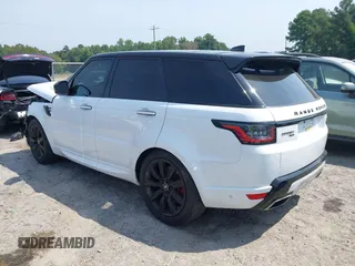 2021 Land Rover Range Rover Sport HST with VIN SALWS2RU3MA753438, listed as a IAAI auction lot 40206318 with 48,222 mi miles. Bid and sale history available at carsss.com. Image 3.