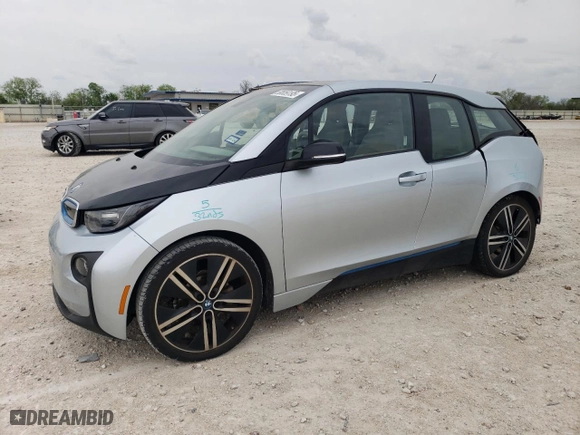2015 BMW i3 with VIN WBY1Z2C54FV287026, listed as a Copart auction lot 50659195 with 40,876 mi miles and Salvage Title. Bid and sale history available at carsss.com. Image 1.