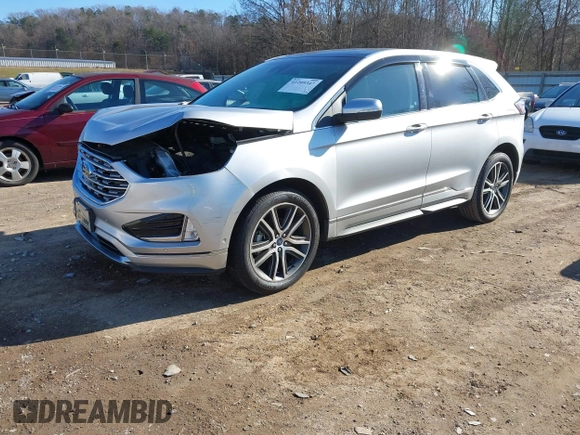 2019 Ford Edge Titanium z VIN 2FMPK3K98KBC68569, wystawiony jako IAAI lot #41209347 z przebiegiem 75 519 mil mil oraz . Historia ofert i sprzedaży dostępna na DreamBid. Obrazek 17.