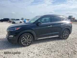2019 Hyundai Tucson Limited with VIN KM8J33AL7KU900973, listed as a Copart auction lot 63386395 with 121,058 mi miles and Salvage title. Bid and sale history available at DreamBid. Image 1.