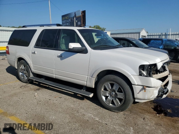 2010 Ford Expedition EL Limited with VIN 1FMJK2A50AEB49609, listed as a Copart auction lot 71201004 with 178,109 mi miles and Salvage Title. Bid and sale history available at carsss.com. Image 4.
