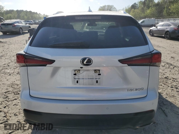 2021 Lexus NX with VIN JTJDARDZ5M5025994, listed as a Copart auction lot 53111605 with 57,805 mi miles and Salvage Title. Bid and sale history available at carsss.com. Image 6.