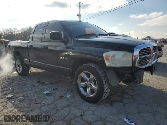 2008 Dodge 1500 SLT with VIN 1D7HA18238S502938, listed as a Copart auction lot 81977804 with 178,858 mi miles and Salvage Title. Bid and sale history available at DreamBid. Image 4.