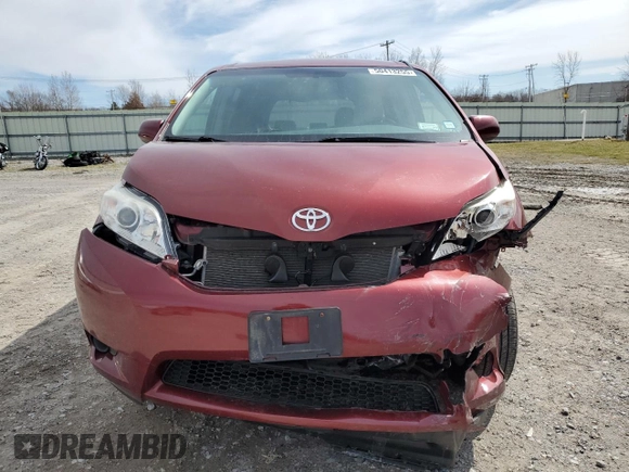 2017 Toyota Sienna LE Auto Access Seat with VIN 5TDKZ3DC2HS814633, listed as a Copart auction lot 50413255 with 56,454 mi miles and Salvage Title. Bid and sale history available at carsss.com. Image 5.