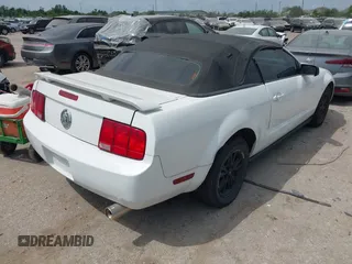 2007 Ford Mustang Deluxe with VIN 1ZVFT84N975253382, listed as a IAAI auction lot 42053888 with 96,356 mi miles and . Bid and sale history available at carsss.com. Image 4.