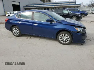 2019 Nissan Sentra SV with VIN 3N1AB7APXKY309389, listed as a Copart auction lot 78387194 with 55,669 mi miles and Salvage Title. Bid and sale history available at carsss.com. Image 4.
