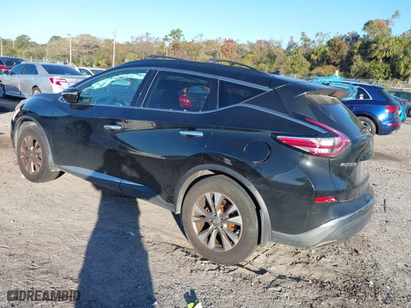 2015 Nissan Murano SL with VIN 5N1AZ2MH9FN273080, listed as a IAAI auction lot 41294316 with 104,236 mi miles. Bid and sale history available at carsss.com. Image 3.