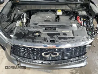 2022 Infiniti QX60 Luxe with VIN 5N1DL1FS0NC338412, listed as a Copart auction lot 83659244 with 48,568 mi miles and Salvage title. Bid and sale history available at DreamBid. Image 12.