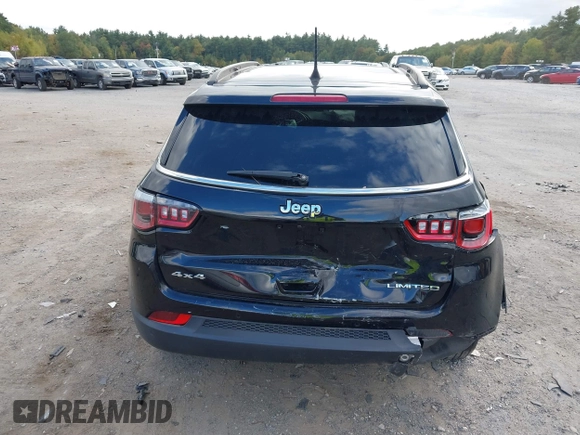 2020 Jeep Compass Limited with VIN 3C4NJDCB1LT209102, listed as a IAAI auction lot 40428626 with 54,103 mi miles and . Bid and sale history available at DreamBid. Image 15.