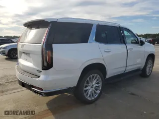 2023 Cadillac Escalade 4WD Premium Luxury with VIN 1GYS4BKL2PR422237, listed as a Copart auction lot 73868994 with 13,493 mi miles and Salvage Title. Bid and sale history available at carsss.com. Image 3.