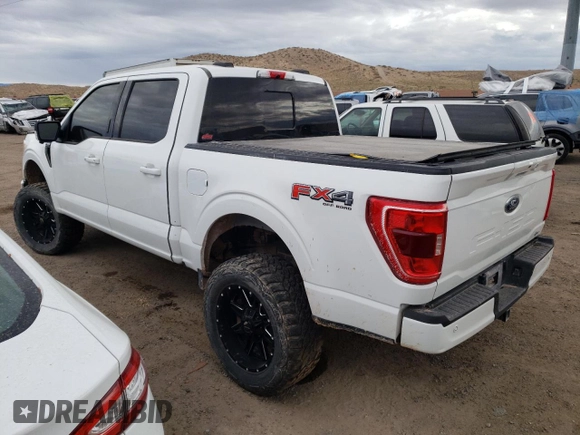 2021 Ford F-150 XL with VIN 1FTFW1E51MFB62435, listed as a Copart auction lot 54403394 with 0 mi miles and Salvage Title. Bid and sale history available at carsss.com. Image 2.