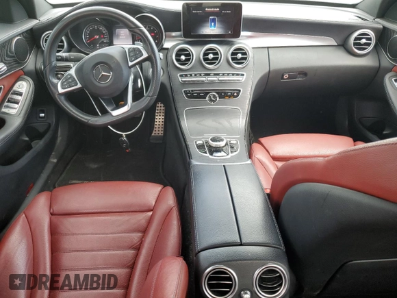 2017 Mercedes-Benz C C 300 with VIN 55SWF4JB9HU232141, listed as a Copart auction lot 52758905 with 86,645 mi miles and Salvage Title. Bid and sale history available at carsss.com. Image 8.