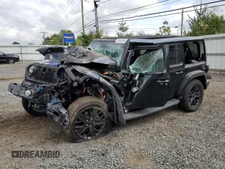 2024 Jeep Wrangler High Altitude z VIN 1C4RJXU62RW115897, wystawiony jako Copart lot #71614154 z przebiegiem 18 054 mil mil oraz Szkoda całkowita • Salvage title. Historia ofert i sprzedaży dostępna na DreamBid. Obrazek 1.