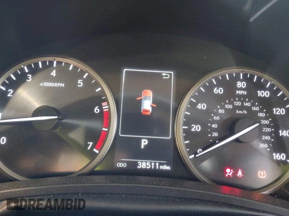 2021 Lexus NX 300 with VIN JTJDARDZ3M5023838, listed as a IAAI auction lot 42248075 with 38,511 mi miles and . Bid and sale history available at DreamBid. Image 7.