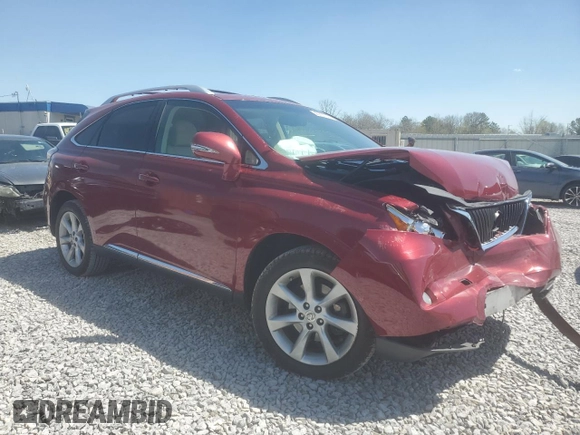 2012 Lexus RX 350 with VIN 2T2ZK1BA5CC079524, listed as a Copart auction lot 49630395 with 80,029 mi miles and Salvage Title. Bid and sale history available at DreamBid. Image 4.