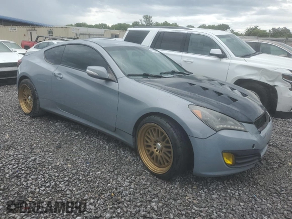 2010 Hyundai Genesis Coupe with VIN KMHHT6KD0AU011874, listed as a Copart auction lot 61757505 with Not provided miles and Clean title. Bid and sale history available at DreamBid. Image 4.