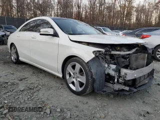 2017 Mercedes-Benz CLA 250 with VIN WDDSJ4GB1HN420861, listed as a Copart auction lot 83458394 with 65,845 mi miles and Salvage Title. Bid and sale history available at DreamBid. Image 4.