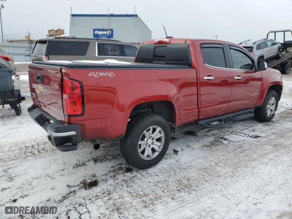 2016 Chevrolet Colorado 4WD LT with VIN 1GCGTCE39G1124900, listed as a Copart auction lot 88266905 with 74,543 mi miles and Salvage Title. Bid and sale history available at carsss.com. Image 3.