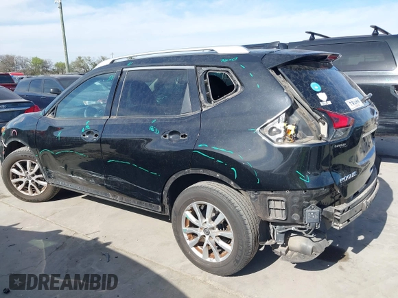 2017 Nissan Rogue SV with VIN KNMAT2MT9HP522348, listed as a IAAI auction lot 41797991 with 104,952 mi miles. Bid and sale history available at carsss.com. Image 15.