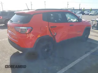 2017 Jeep Compass Sport with VIN 3C4NJDAB1HT628125, listed as a IAAI auction lot 42218375 with 52,415 mi miles and . Bid and sale history available at DreamBid. Image 4.