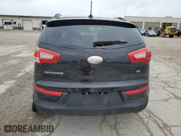 2013 Kia Sportage EX with VIN KNDPCCA20D7367081, listed as a Copart auction lot 57668845 with 116,137 mi miles and Salvage title. Bid and sale history available at DreamBid. Image 6.