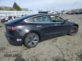 2018 Tesla Model 3 Long Range Battery with VIN 5YJ3E1EA0JF172084, listed as a Copart auction lot 45617965 with Not Provided miles and Salvage Title. Bid and sale history available at DreamBid. Image 3.