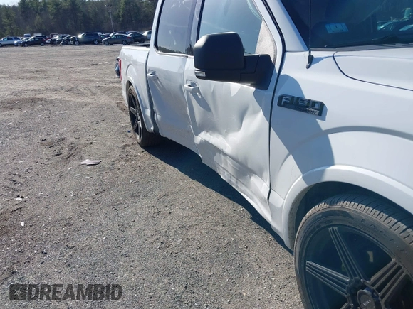 2018 Ford F-150 XL with VIN 1FTEW1EP6JFD45189, listed as a IAAI auction lot 41814329 with Not provided miles and . Bid and sale history available at DreamBid. Image 6.