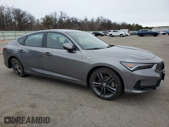 2023 Acura Integra Technology with VIN 19UDE4H69PA010549, listed as a Copart auction lot 52468955 with 25,976 mi miles and Salvage title. Bid and sale history available at DreamBid. Image 4.