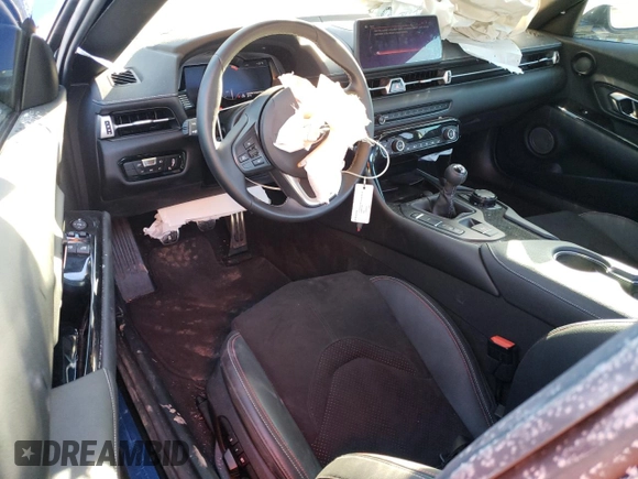 2024 Toyota Supra 3.0 with VIN WZ1DB0G08RW065269, listed as a Copart auction lot 44769835 with 3,465 mi miles and Salvage title. Bid and sale history available at DreamBid. Image 8.