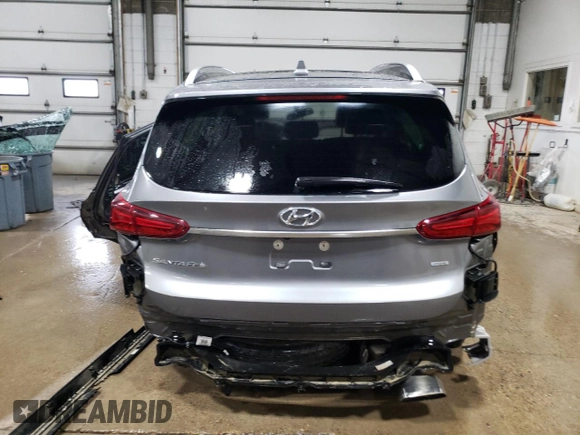 2019 Hyundai Santa Fe Ultimate with VIN 5NMS5CAD2KH135223, listed as a Copart auction lot 52534625 with 93,048 mi miles and Salvage Title. Bid and sale history available at DreamBid. Image 6.
